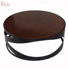 Article Designed High Antique Table  Small Metal Round Top Coffee Table Living Room Side Table
